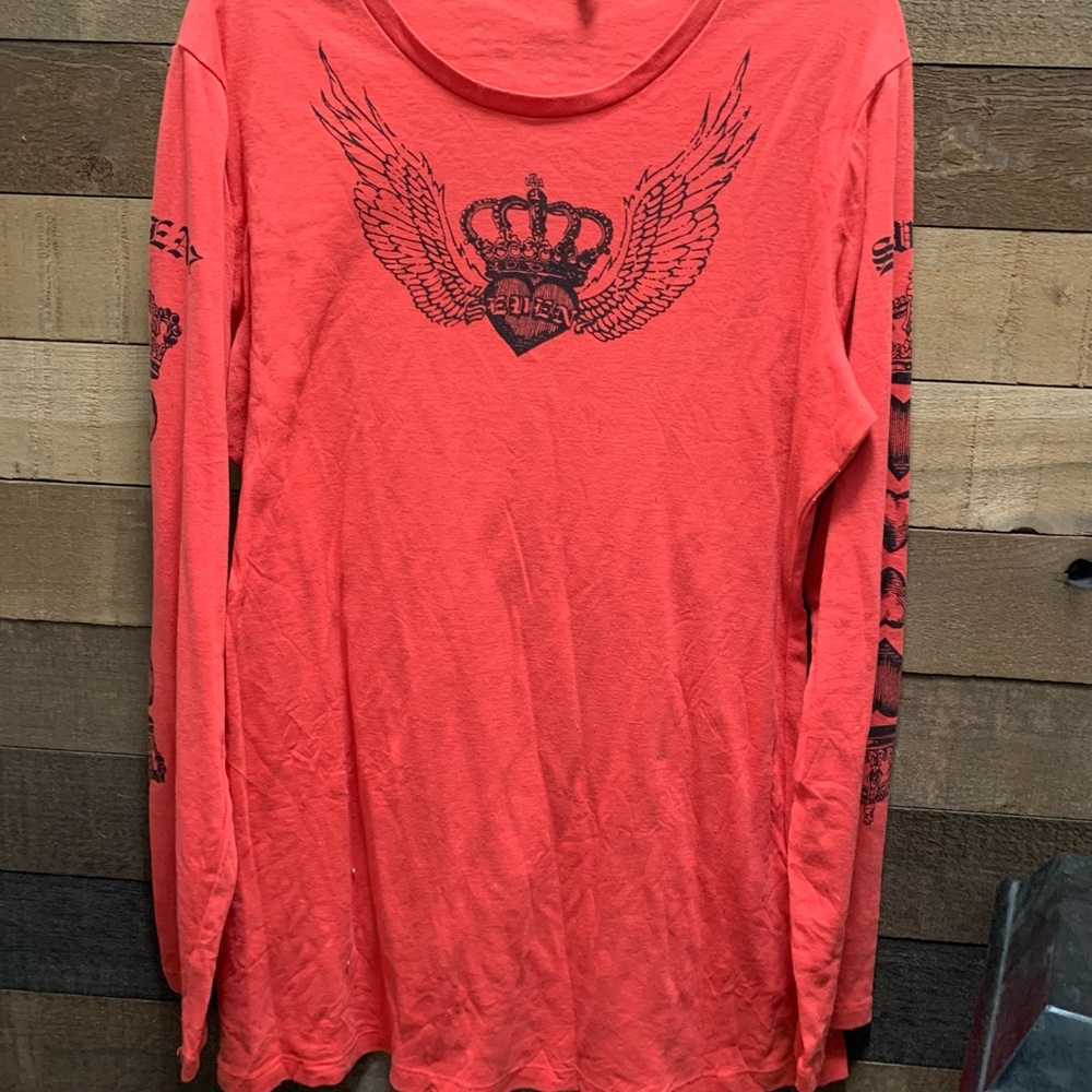 Seven7 queen of hearts long sleeve